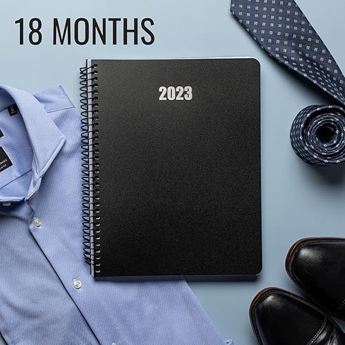 Miniatura 6 de Delane Agenda semanal 2023-2024 Delane Agenda de citas  Agenda semanal de 18 meses encuadernada en espiral por hora, agenda tu calendario, agenda