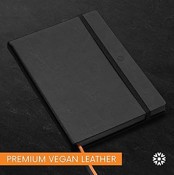 Amazon.com : Notsu Pitch Black Paper Notebook B5 Dotted