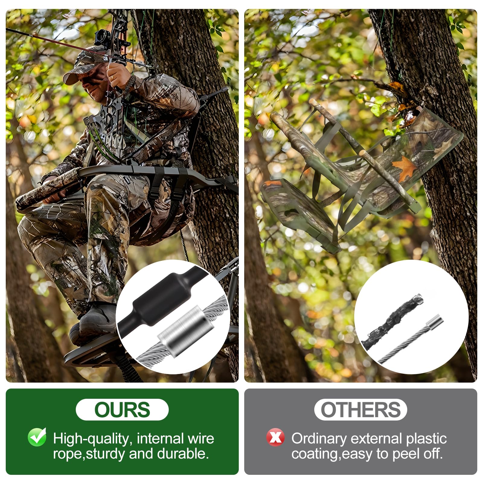 RoseDoes Replacement Tree Stand Cables, 68