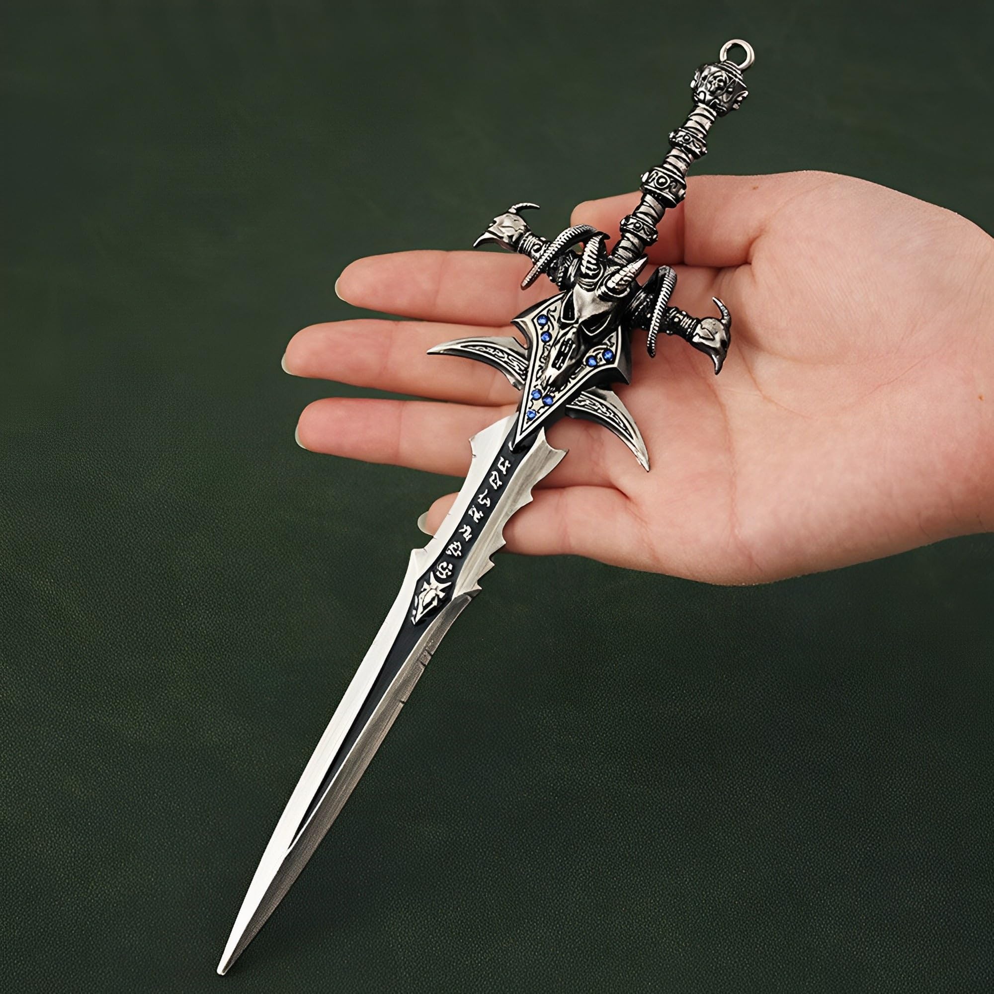Figurine Anime, Modelli in Miniatura di Personaggi Giochi Fantasy con Supporti, Ashbringer, Frostmourne, Gorehowl