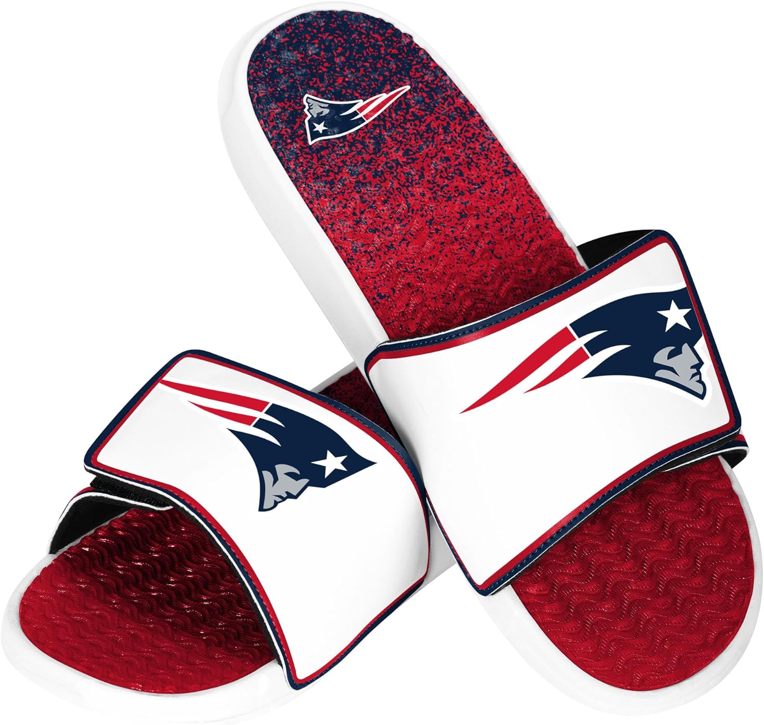 FOCO New England Patriots NFL Primary Logo Gradient Gel Slide - L