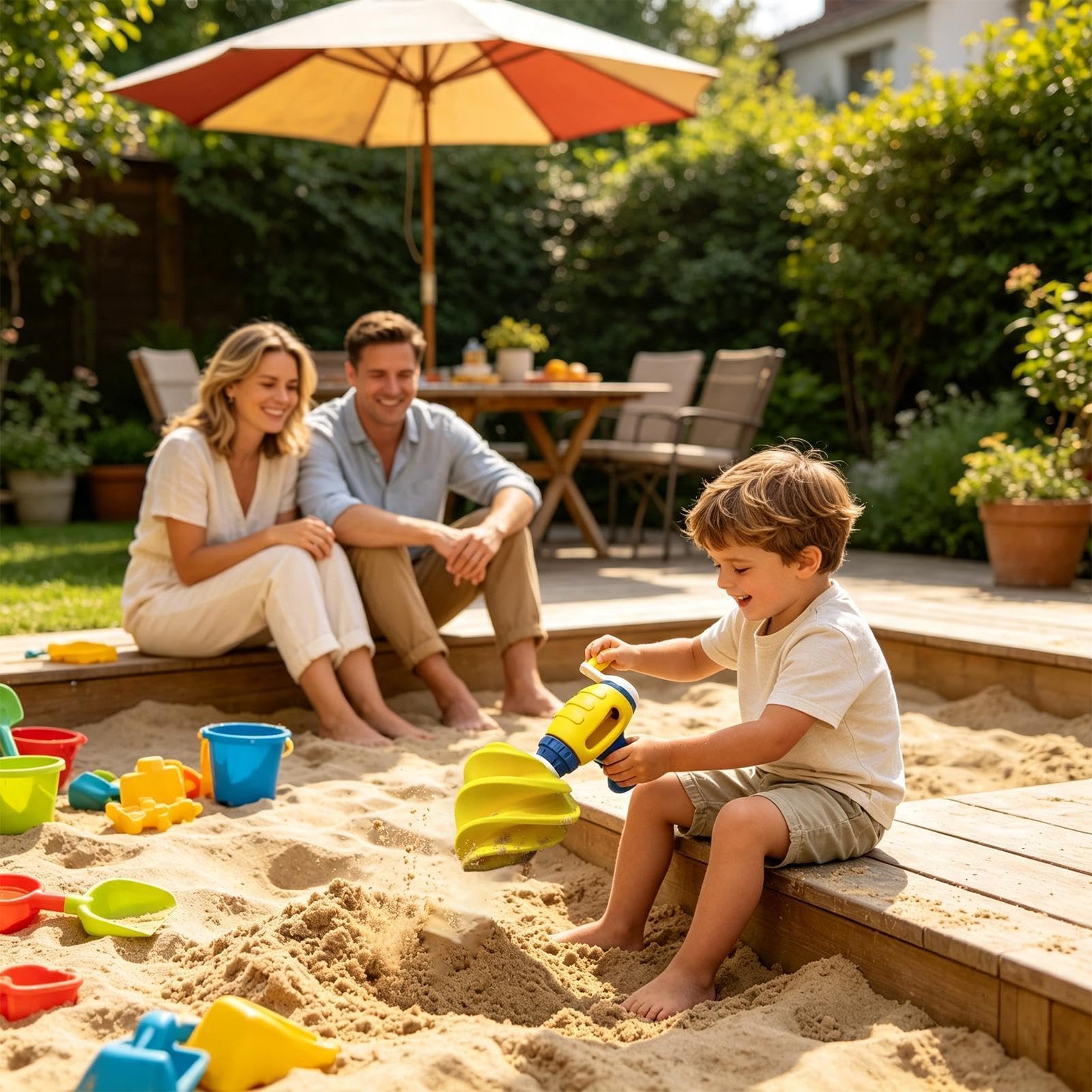 Giocattoli Di Sabbia Da Spiaggia Trapano A Manovella Per Bambini Scavo E | Giocattoli da Spiaggia per Giardino, Giochi, , Picnic, Campeggio e Viaggio all'Aperto