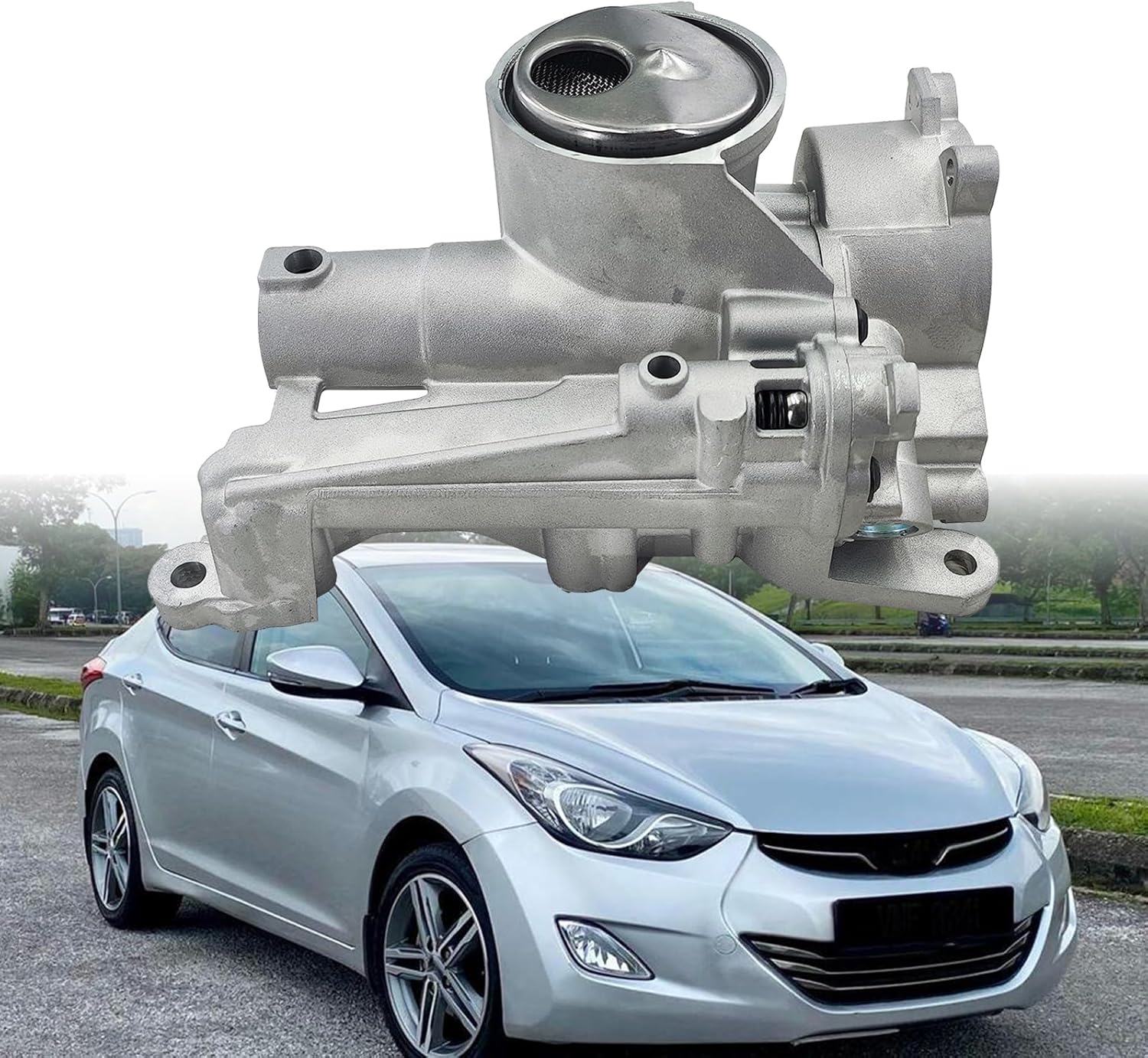 SHOWSEN 11417576012 Engine Oil Pump Compatible with 2007-2012 Mini Cooper R55 R55N Clubman R56 R56N Coupe, 1.6L Replace# 11417614358