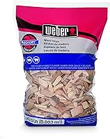 Weber Hickory Wood Chips for Smoking - Rich Subtly Sweet Flavor for Poultry Pork Beef BBQ Grills 192 cu in