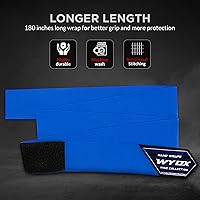 Vista 6 de WYOX Boxing Hand Wraps Inner Gloves, Elasticated Thumb Loop Bandages Mexican Style Under Mitts Wrist Wrap Protection Muay Thai MMA Kickboxing