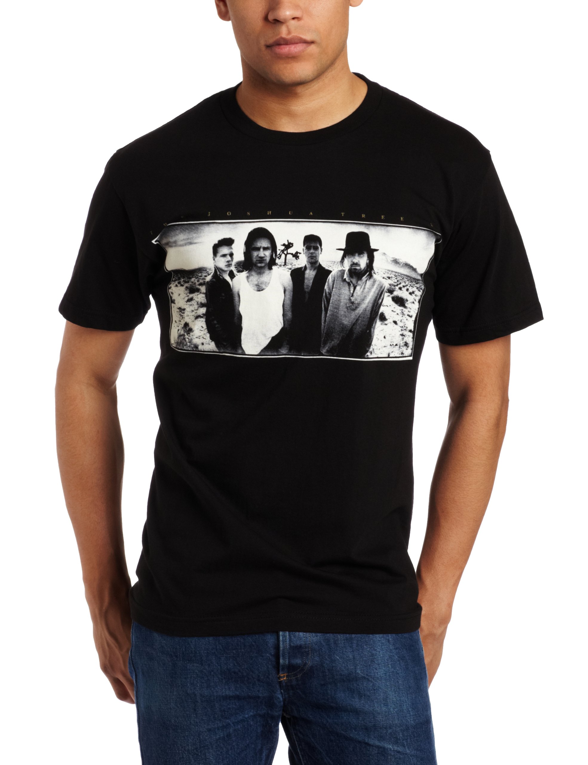mens U2 Joshua Tree Slim Fit T-shirt U2 Joshua Tree Slim Fit Mens Tee