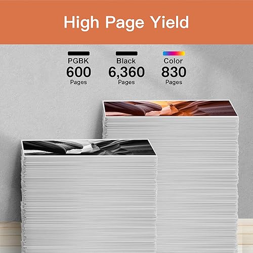 Miniatura 2 de Eulyxit PGI-280XXL CLI-281XXL Paquete económico de 5 colores de repuesto para cartuchos de tinta Canon 280 281 para usar con TR8520 TR7520 TR8620