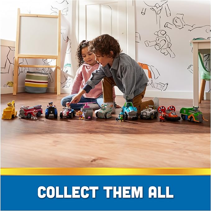 Paw Patrol coche patrulla Chase con figura coleccionable miniatura 5