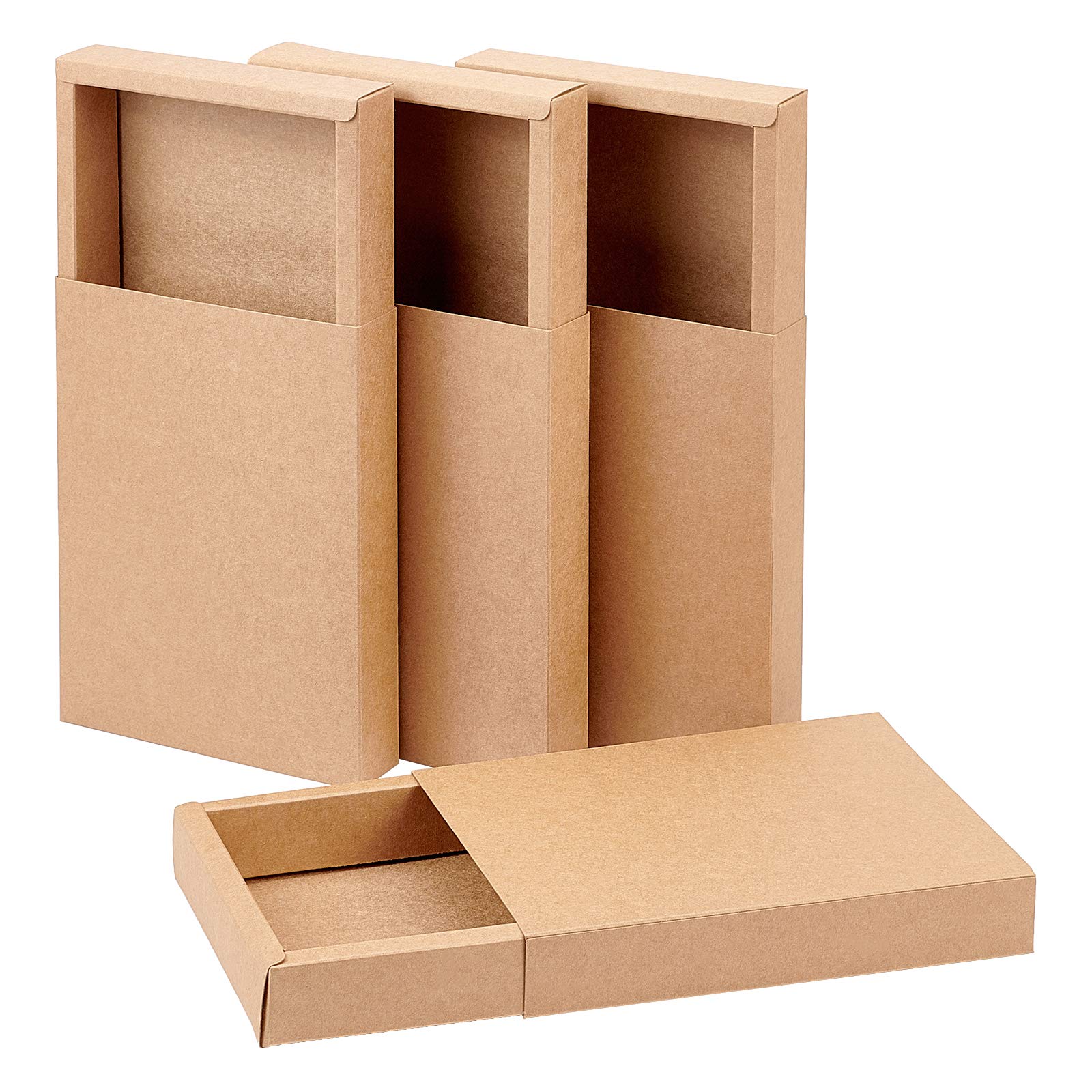 BENECREAT 10 Pack Scatola di Carta Kraft Marrone 20x15x3cm per Sapone Gioielli Caramelle Snack Scatole Piccole Scatole Regalo per Confezioni Regalo, Natale, Matrimonio, Bomboniere