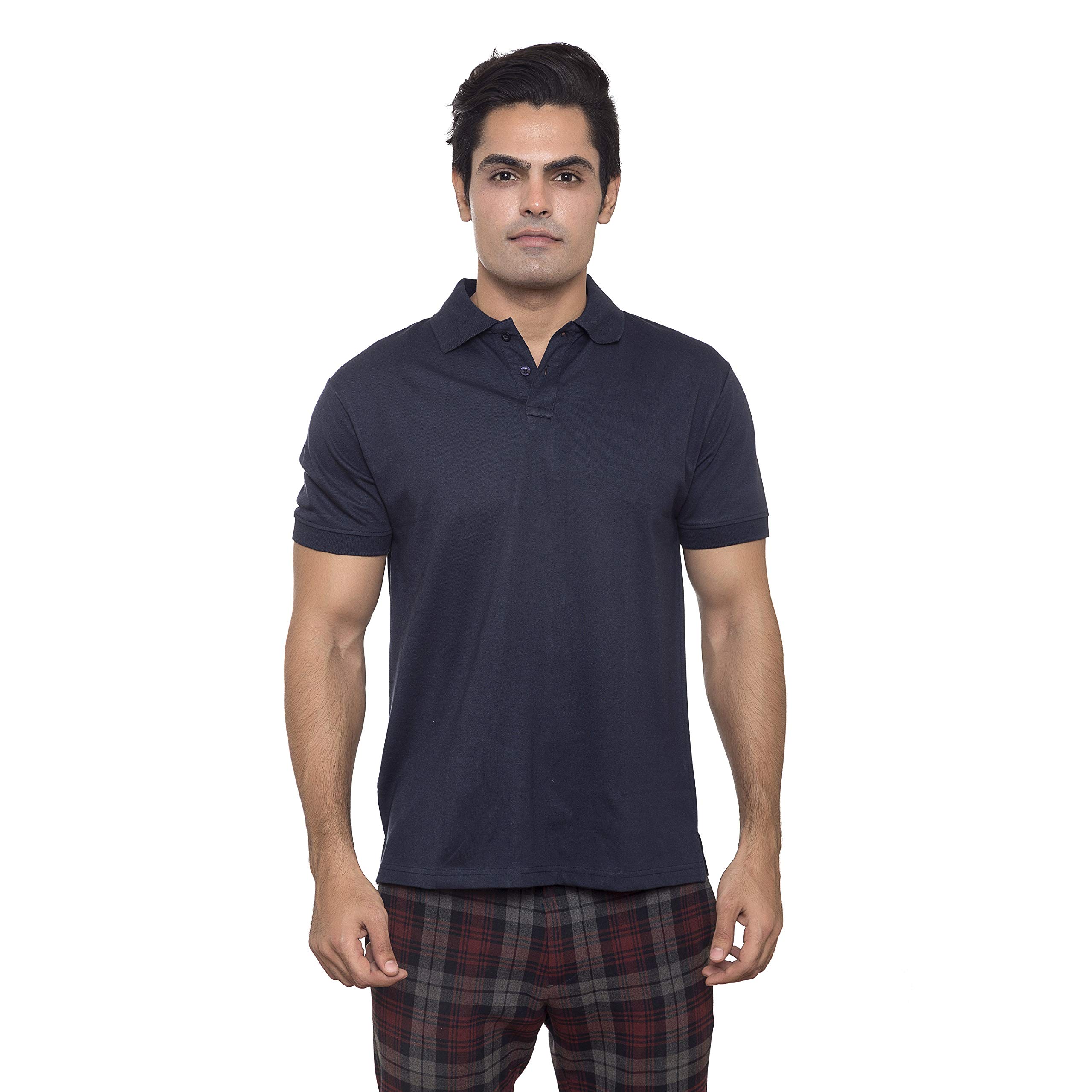 Men's Basic DryNCool Half Sleeve Polo T-Shirt with UV Protection