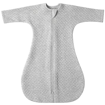 Cozy Baby Sleep Sacks with Sleeves for Easy Transitioning Soft Cotton Warm 3-6 Months 1.5 Tog, Soft and Comfortable Wearable Blanket, 2-Way Zipper, Unisex Newborn Babies, Girls and Boys Sleeping Bag