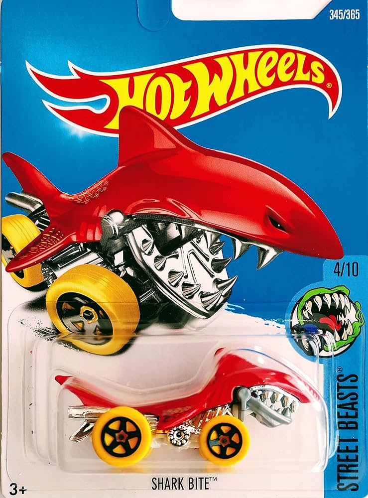 Amazon | Hot Wheels 2 カーシャークバンドル シャークバイトと