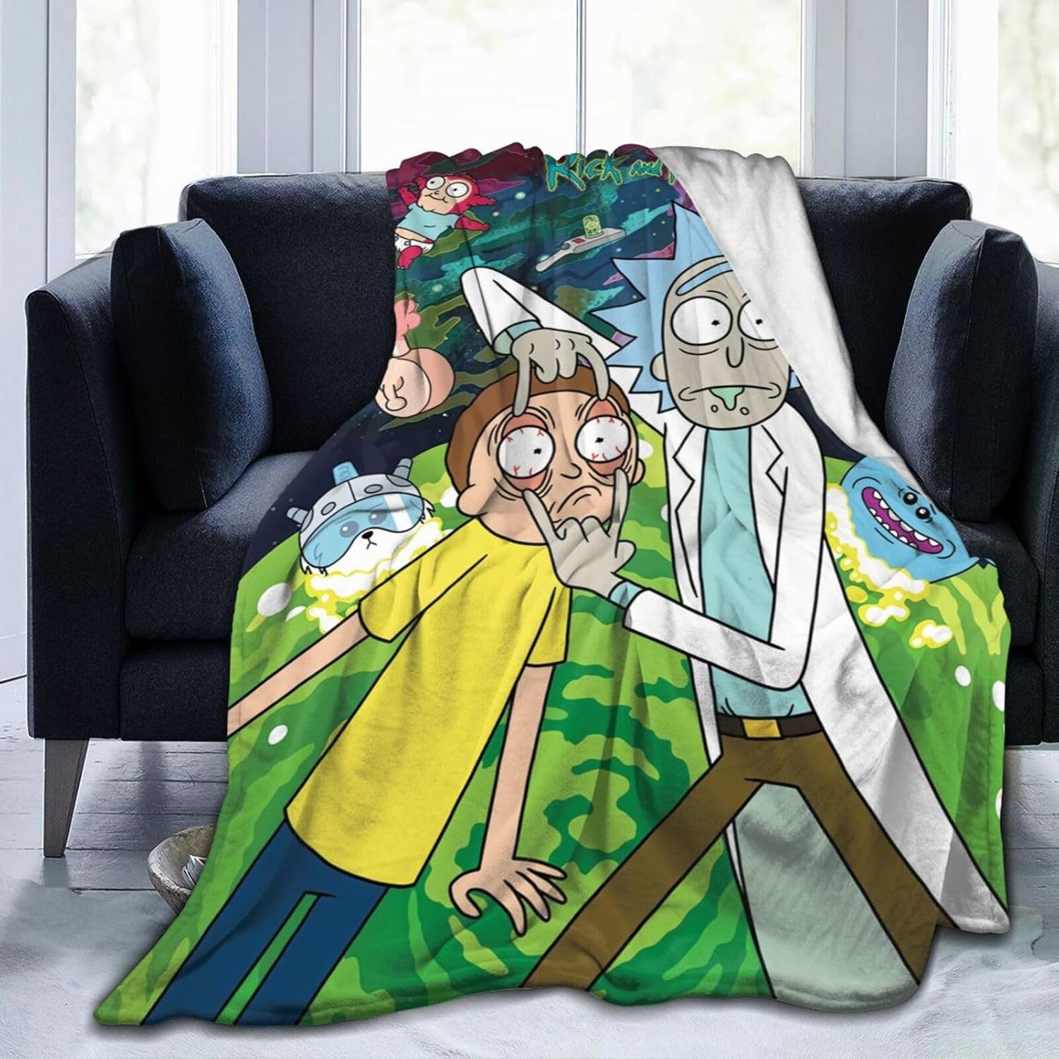 Funny Blanket Cartoon Blanket Warm Soft Throw Blanket for