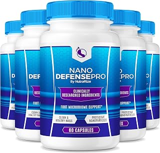 (5 Pack) Nano Defense Pro Supplement, (Official) Nano Defense Pro Advanced Nail Support Capsules, Nano Defense Pro Pills For Healthy Fingernails and Nail Growth, Nano DefensePro Reviews (300 Capsules)