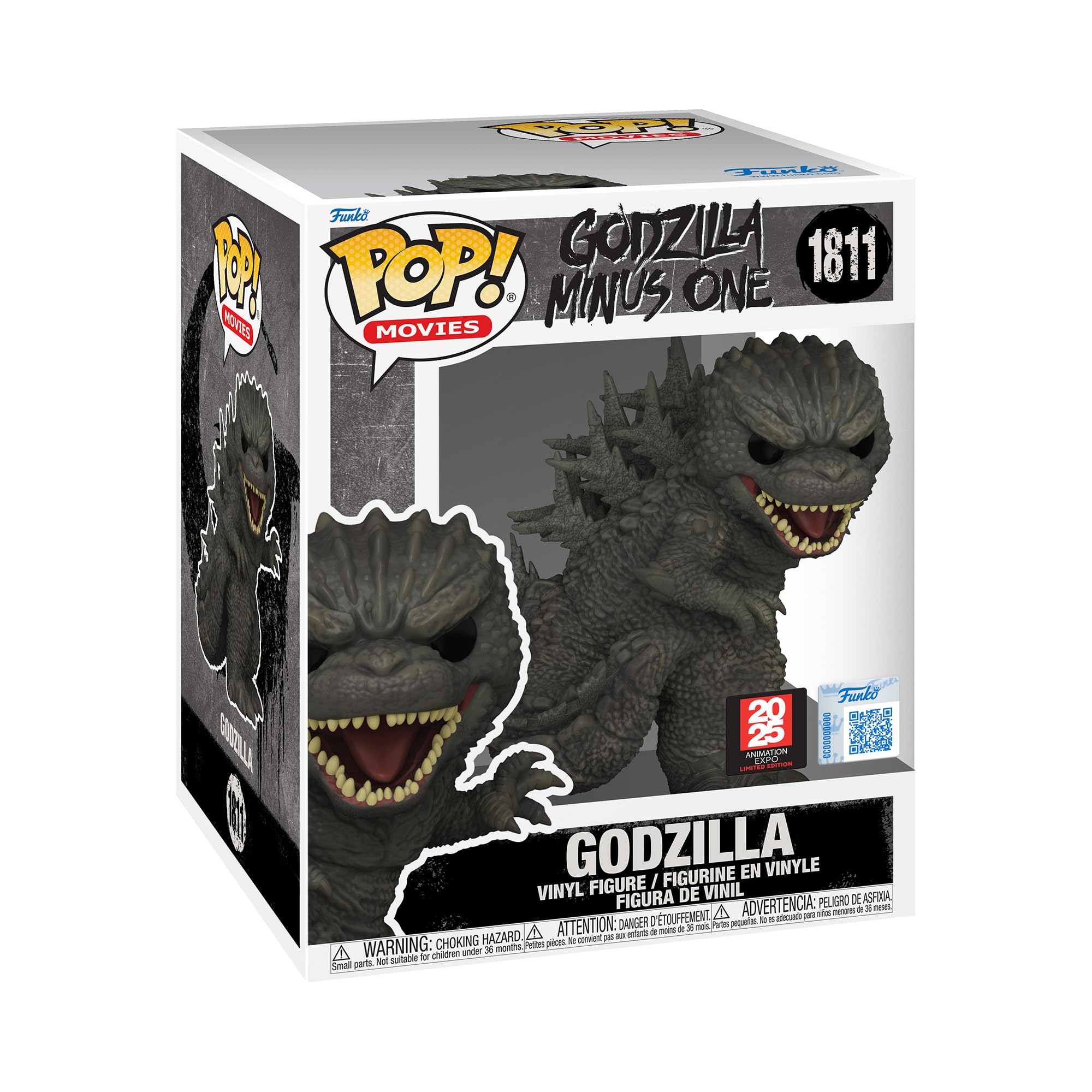 Funko Pop! Super: Godzilla Minus One - Godzilla - Exclusivité Amazon - Figurine en Vinyle à Collectionner - Idée de Cadeau - Produits Officiels