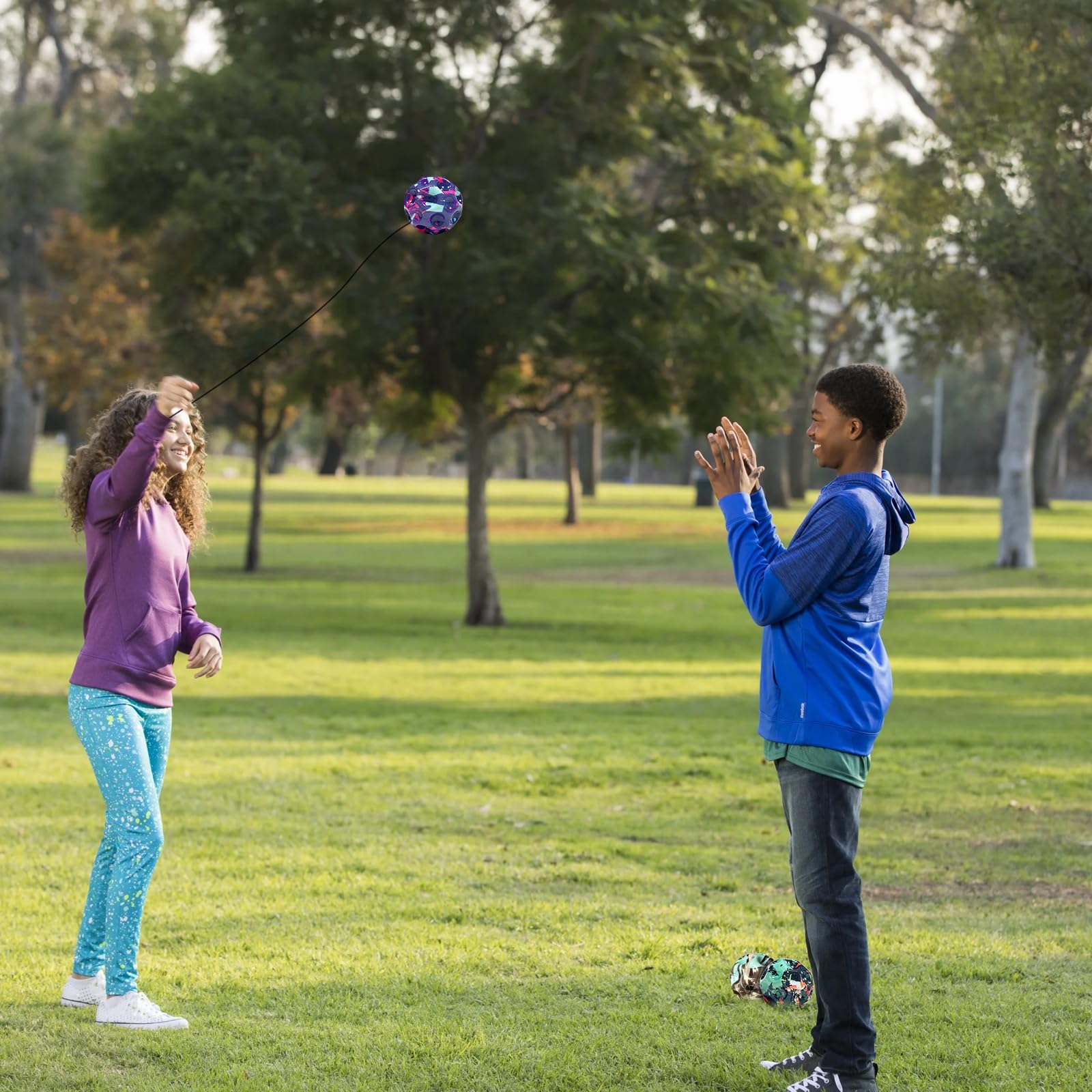 Darryy Astro Jump Balle 3 Pièces Moon Bouncing Ball Balles de Rebond