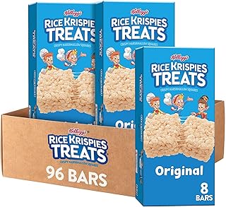 Rice Krispies Treats Crispy Marshmallow Squares, Kids Snacks, Cereal Bar...