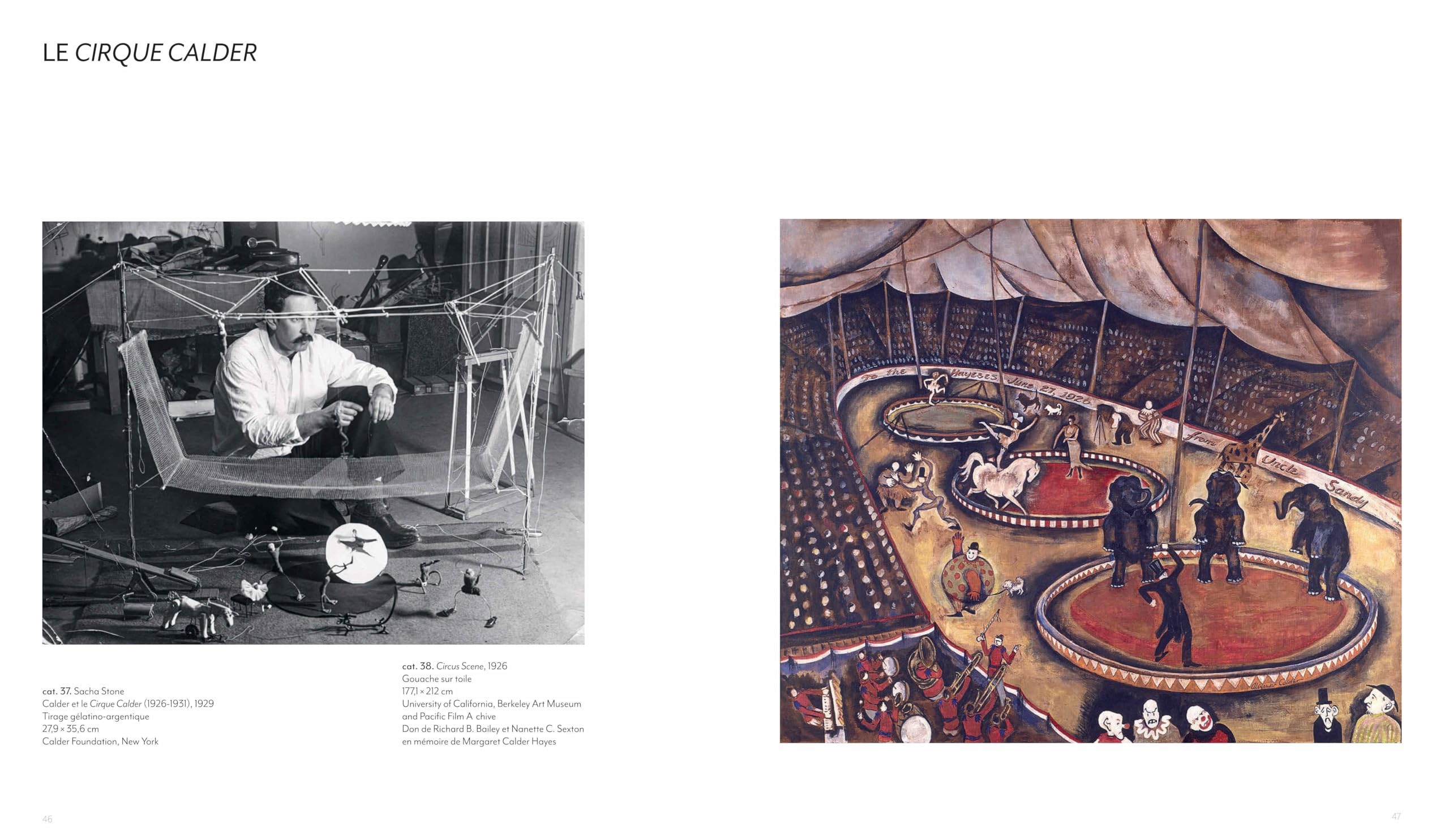 Calder catalogue officiel d'exposition