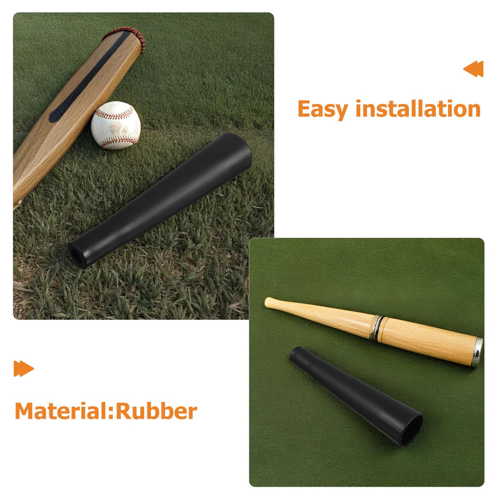 SUPVOX 4 Piezas de Soporte para tee de béisbol: Soporte para tee de práctica de bateo y Entrenamiento de béisbol - de Repuesto para Pelota, Color Negro