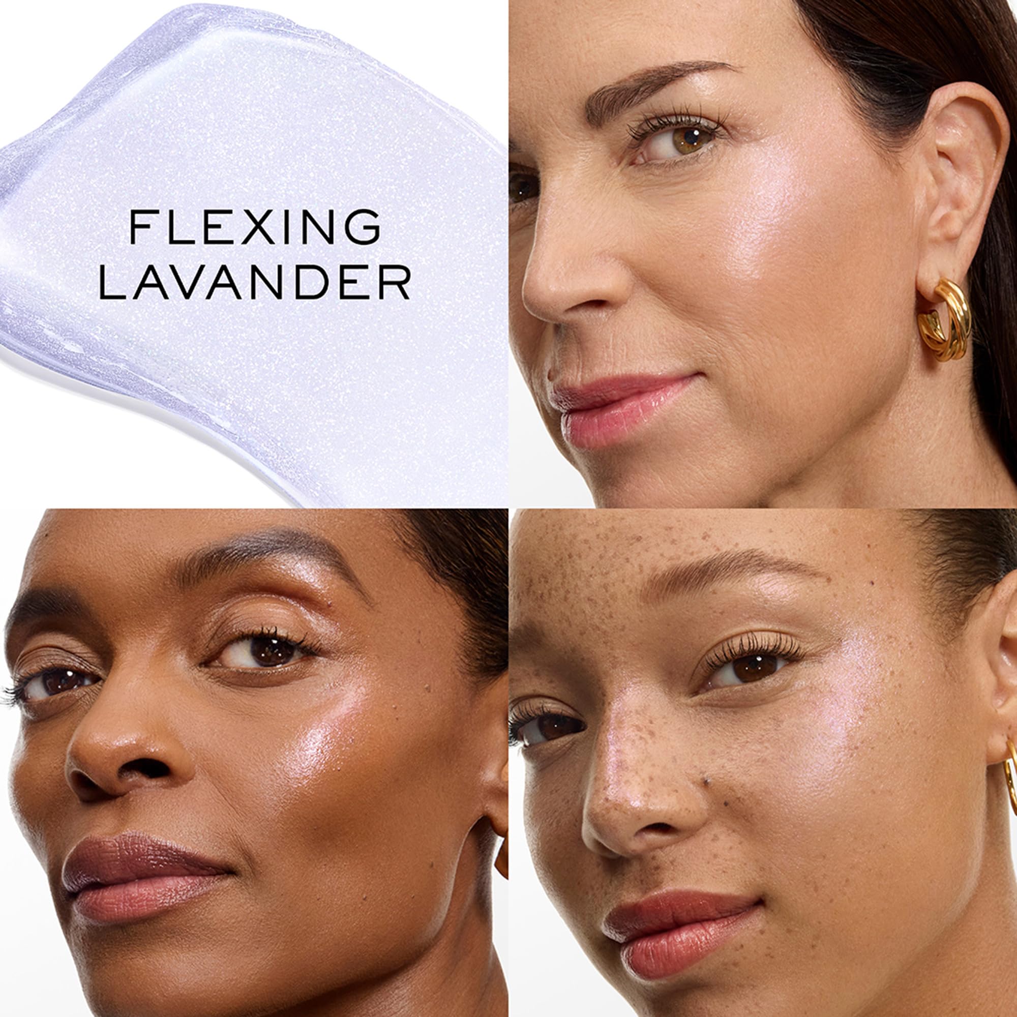 Lancôme - Idol Ultra Wear Stick Highlighter Holographic Blask 01 Flexing Lavender - Rozświetlacz odcienia - 24-godzinny strój, kremująca tekstura - 9,2g - Wyprodukowano we Francji