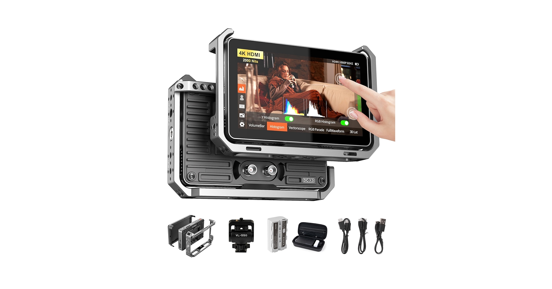 Amazon.com : VILTROX DC-X3 2000 Nits SDI Camera Field