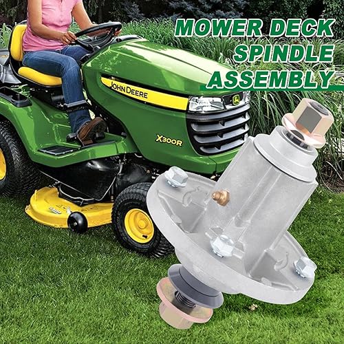 Miniatura 6 de Conjunto de cortacésped para eje John Deere D140, D100-D160 LA100-LA165 X110 X120 y X140 GY20454, GY20867, GY20962 Oregon 82-359 Raisman 80-12-041