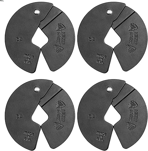 Micro Gainz - Mancuernas fraccionarias de 1 libra, 2 o 4 piezas, diseñadas para entrenamiento con mancuernas y micro carga, fabricadas en Estados