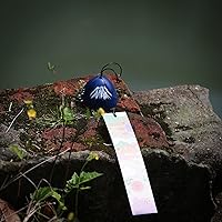 Vista 5 de Carillón de viento japonés de hierro fundido para exteriores, adorno para jardín, patio y balcón, decoración de campana de viento de metal colgante