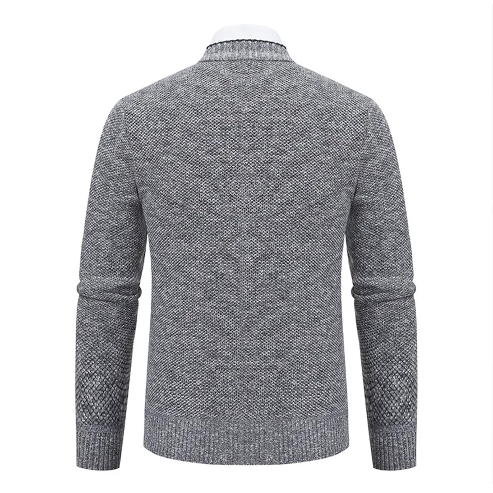 Męskie swetry jesień zima moda dzianinowy sweter męski kardigan sweter czarny casual płaszcze kurtka odzież męska