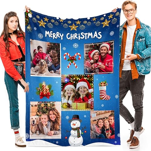 Miniatura 13 de Manta personalizada con fotos, texto, fotos personalizadas, regalos del día de San Valentín para mamá, papá, pareja, esposa, marido, novia, novio