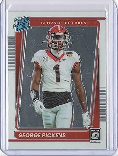 2022 Panini Chronicles Draft Picks Donruss Optic Rated Rookies #23 George Pickens - Rookie Year