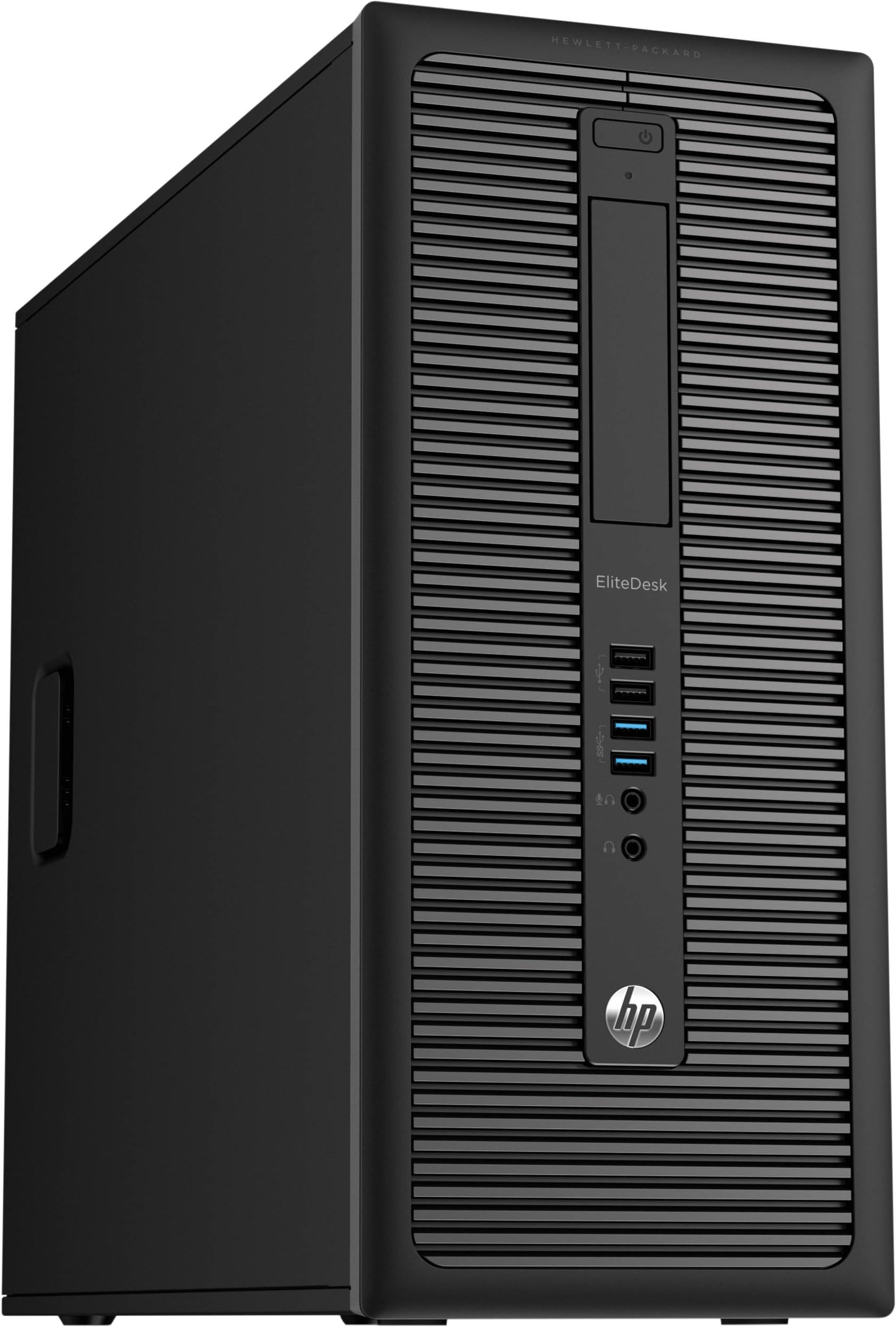 HP EliteDesk 800 G1-T, Intel Core i5-4570 3.2GHz, 8GB RAM, 500GB Hard Drive, DVD, Windows 10 Pro 64Bit (Cerfified Renewed)