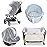 Baby Mosquito Net for Stroller, Reusable Bug Net for Stroller, Playards, Pack N Plays and Portable Mini Crib, Portable & Durable Baby Insect Netting, White