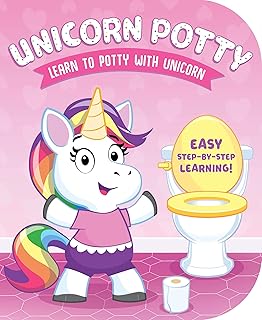 Unicorn Potty Board Book – Joyful Potty Training for Toddlers Ages 1+ | Step-by-Step Potty Routine with Magical Rhymes & Encouraging Illustrations
