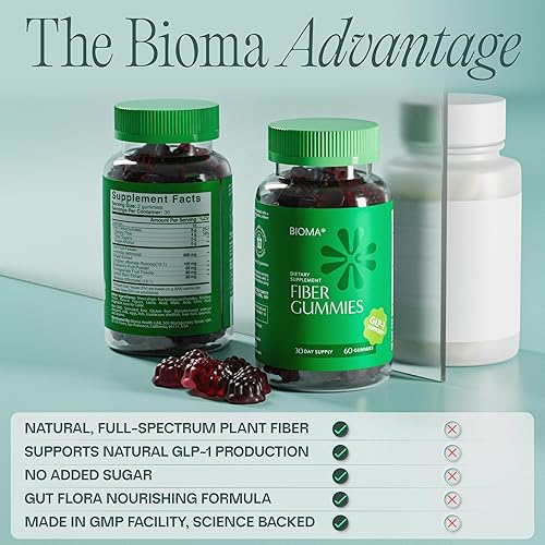 Miniatura 7 de BIOMA Gomitas de fibra (60 unidades, suministro de 1 mes)