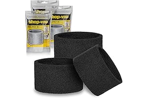 Compatible ShopVac Foam Sleeve Filter: Ideal for 1 Gallon Shop Vacuums