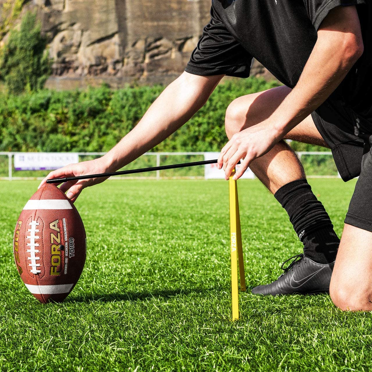 FORZA Supporto Calcio D'Invio Rugby Attrezzatura Allenamento Tee Ufficiale Professionale