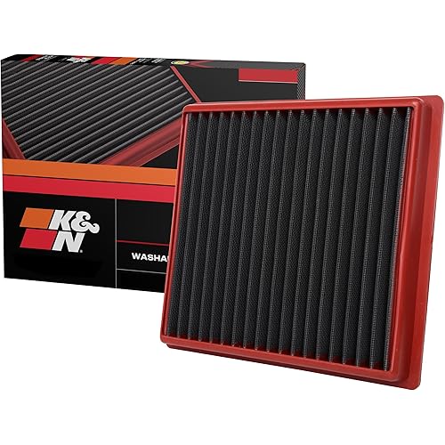 K&N Dryflow Lifetime Engine Air Filter: High Performance, Dry Synthetic, Washable, Premium, Replacement Filter: Compatible with 2015-2019 Chevy/GMC Colorado and Canyon, SA-5030