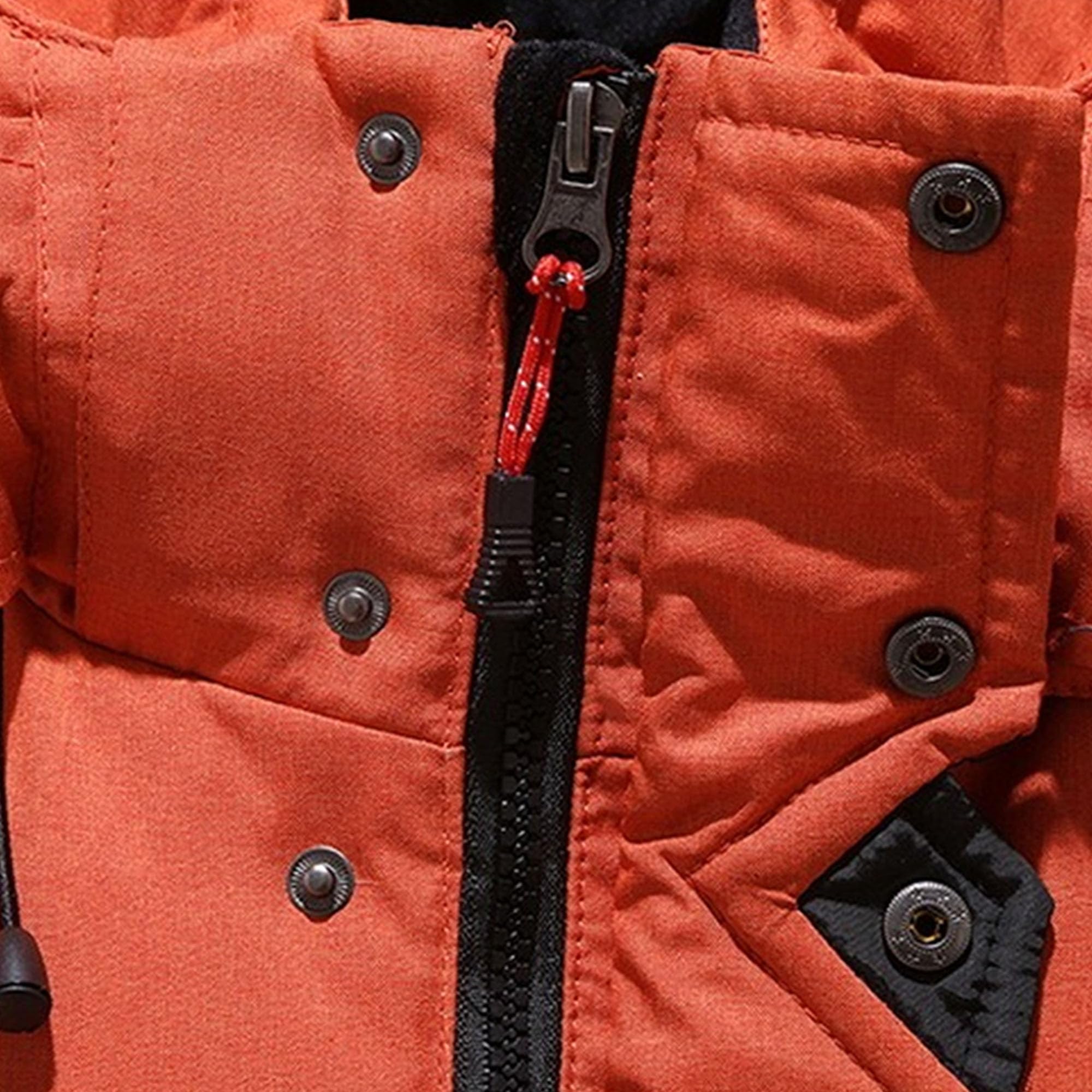 Chaqueta de esquí de montaña para hombre, ajustada, cálida, cortavientos, chaqueta de trabajo con capucha