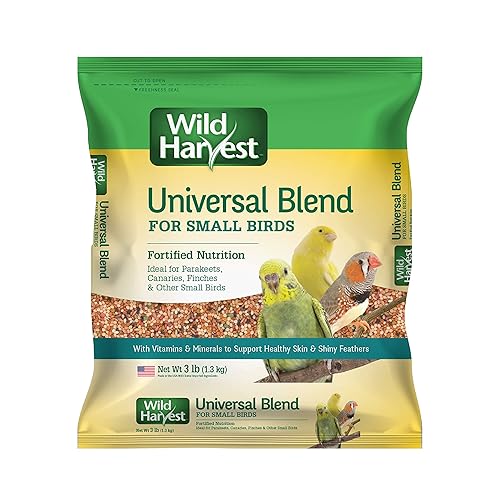 Wild Harvest Universal Blend For Small Birds 3 Pounds, Foritified