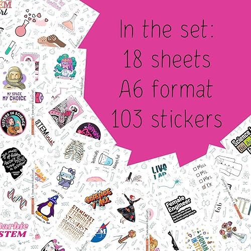 Vista 33 de BulbaCraft 100 calcomanías de baile para botella de agua, calcomanías de baile para álbumes de recortes, regalos para bailarines, regalos