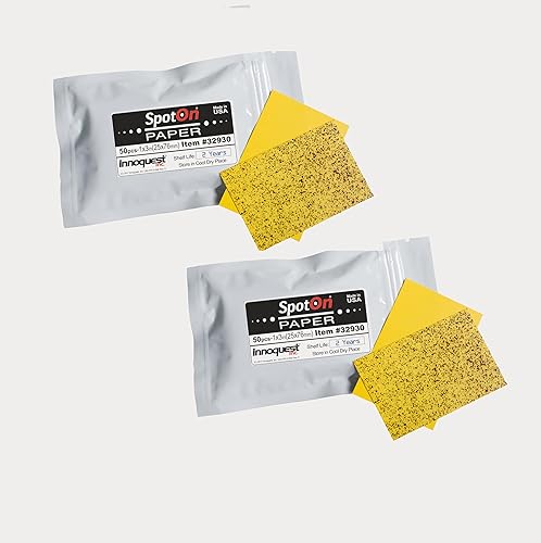 Miniatura 5 de SpotOn - Papel sensible al agua de 2 x 3 pulgadas para evaluar la cobertura del rociador y la uniformidad del rociador