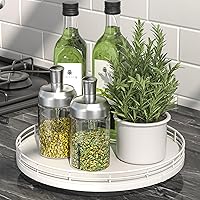 Vista 37 de Bandeja de baño de madera de roble de 12 pulgadas para mostrador, bandeja de tocador para perfume, loción, velas, maquillaje, joyería, fregadero