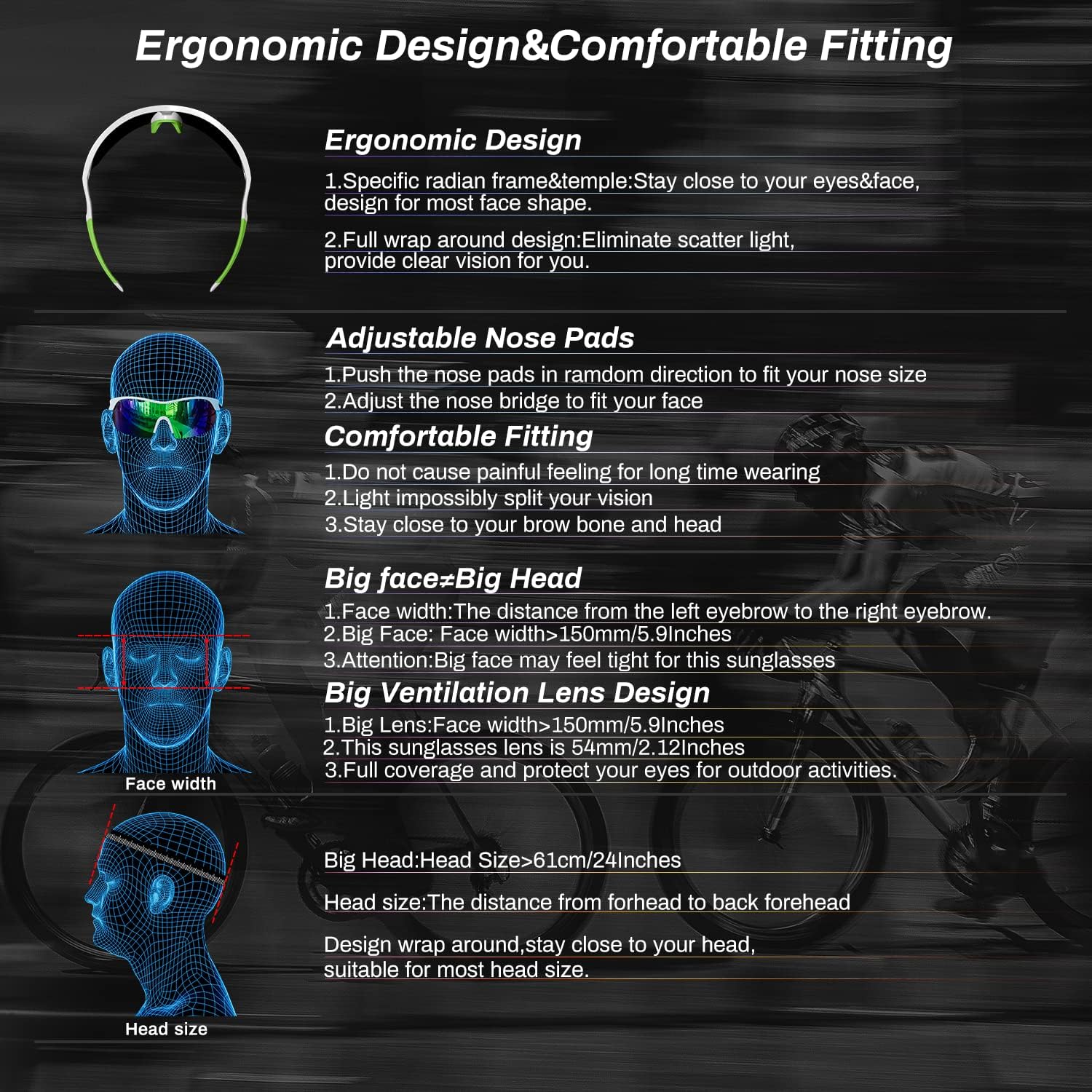 ROCKNIGHT HD Polarized Sport Sunglasses Men Sailing Boating Green Reflective Sunglasses rectangular uv400 protection