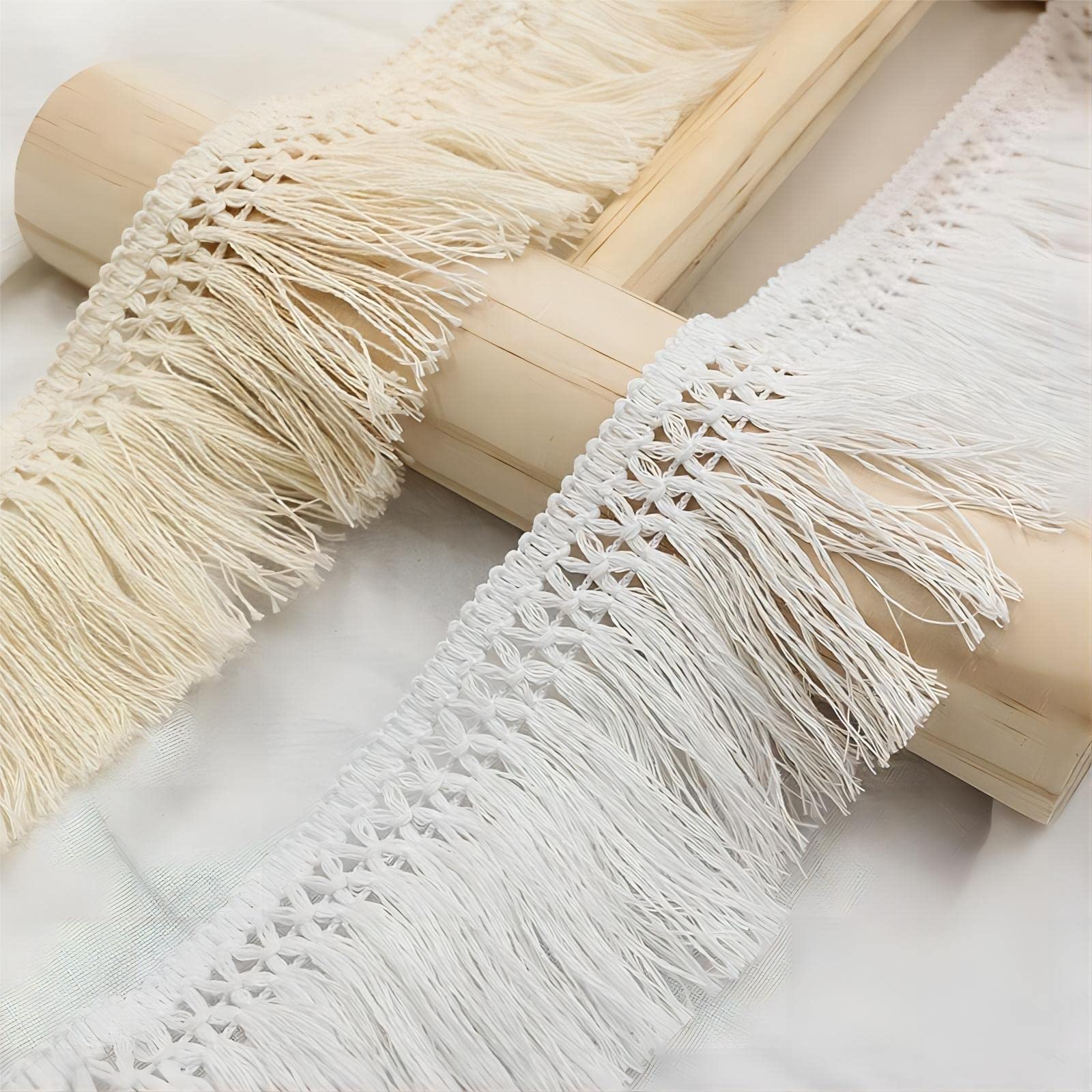 5 meter witte franje trim kant kwastje lint 15 cm breed franje trim lint voor DIY Latijnse jurk podium kleding accessoires kant lint