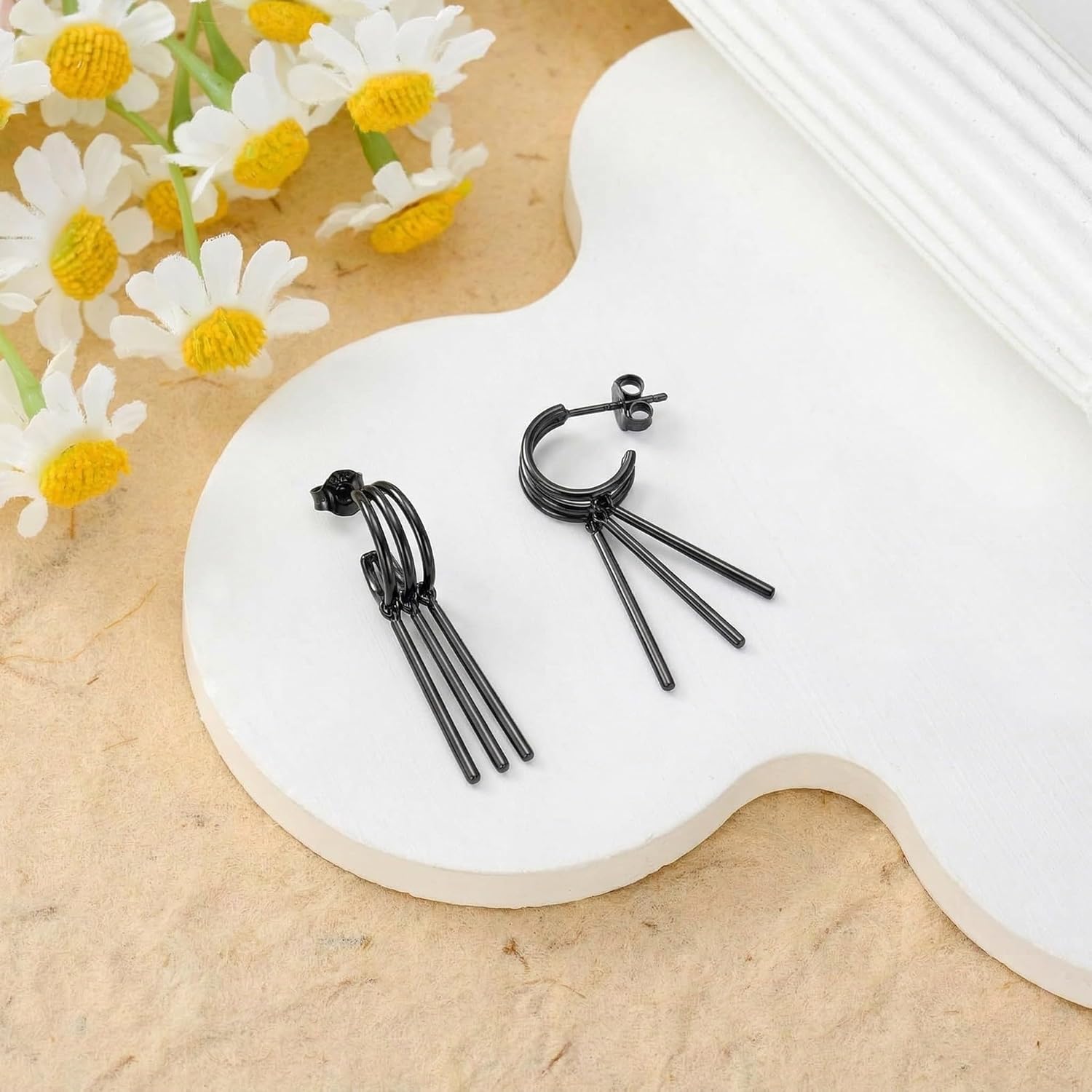 Zoro Stud Earrings for Women Sterling Silver Cosplay Anime One Piece Earrings Jewelry Gifts