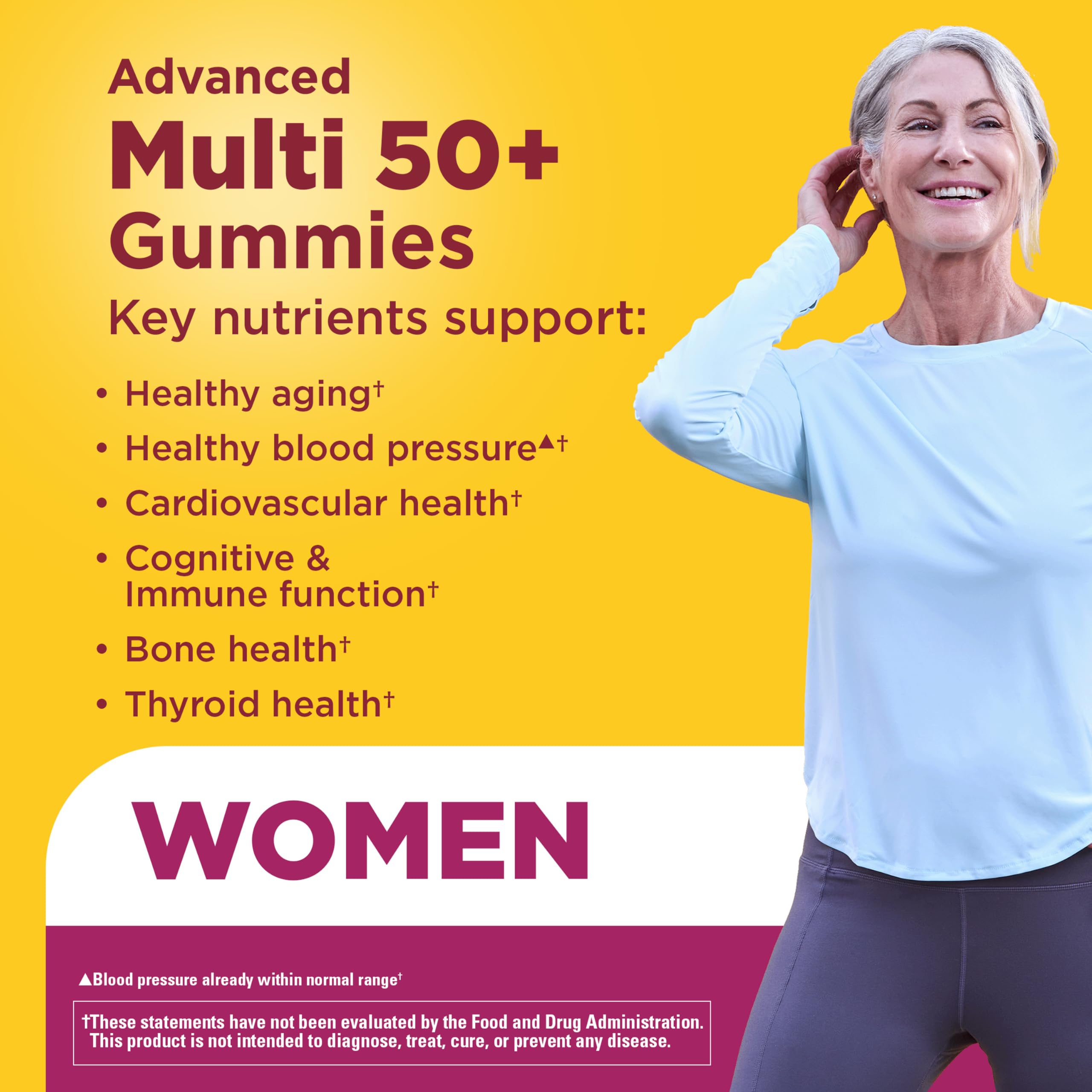 Nature Made Advanced Multivitamin Gummies 50+ for Women, 84 Multi Vitamins — Amazon image 3