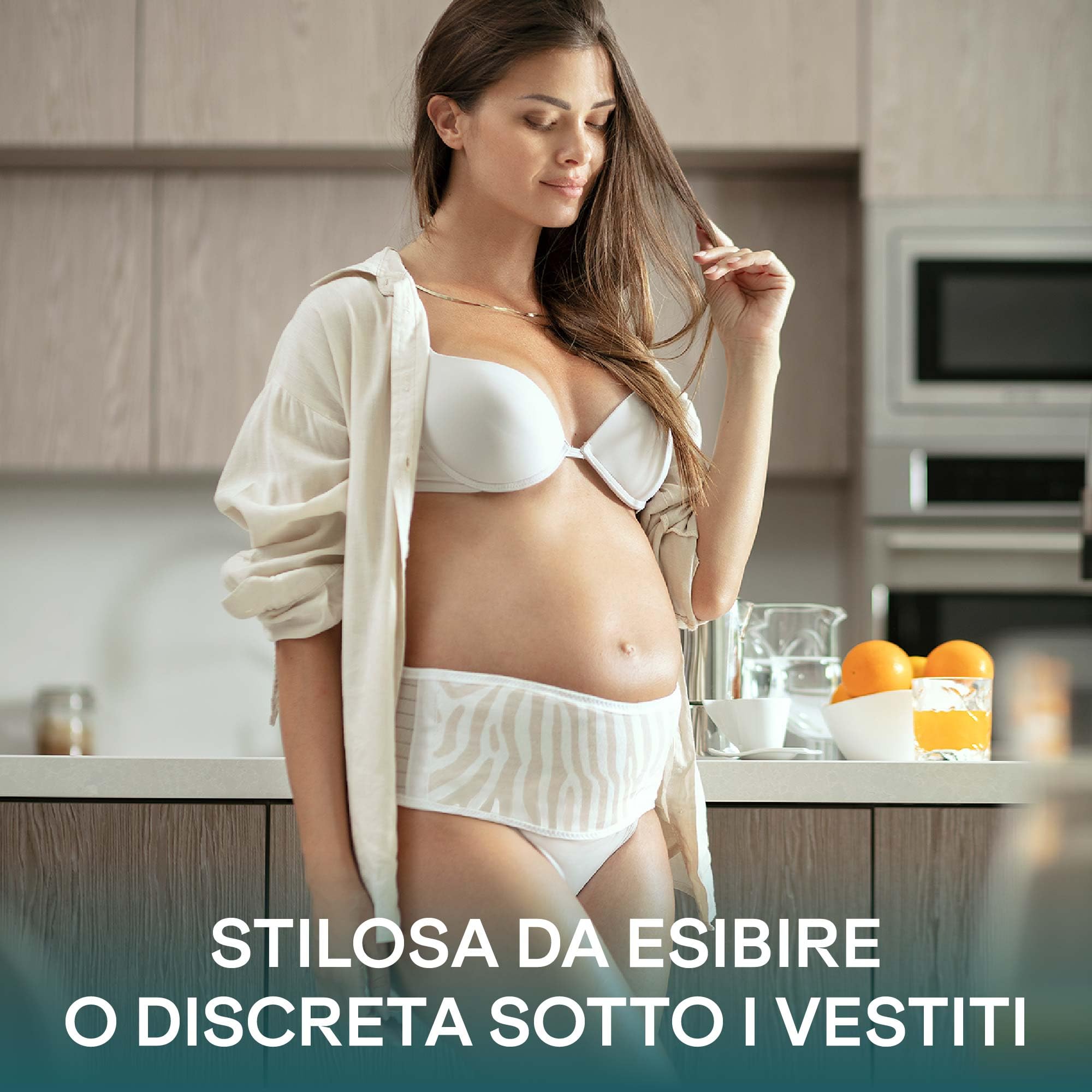 Koala Babycare – Fascia gravidanza sostegno pancia e schiena – Pancera gravidanza per alleviare il dolore e sentirti più leggera - Leopardata