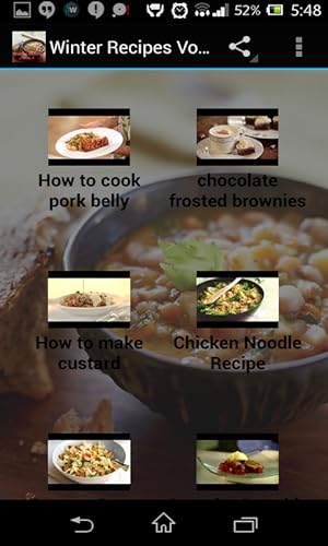 Winter Recipes Videos Vol 1
