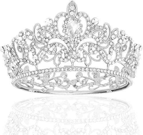 CIEHER Tiara pequeña para decoración de pastel de cumpleaños para niñas